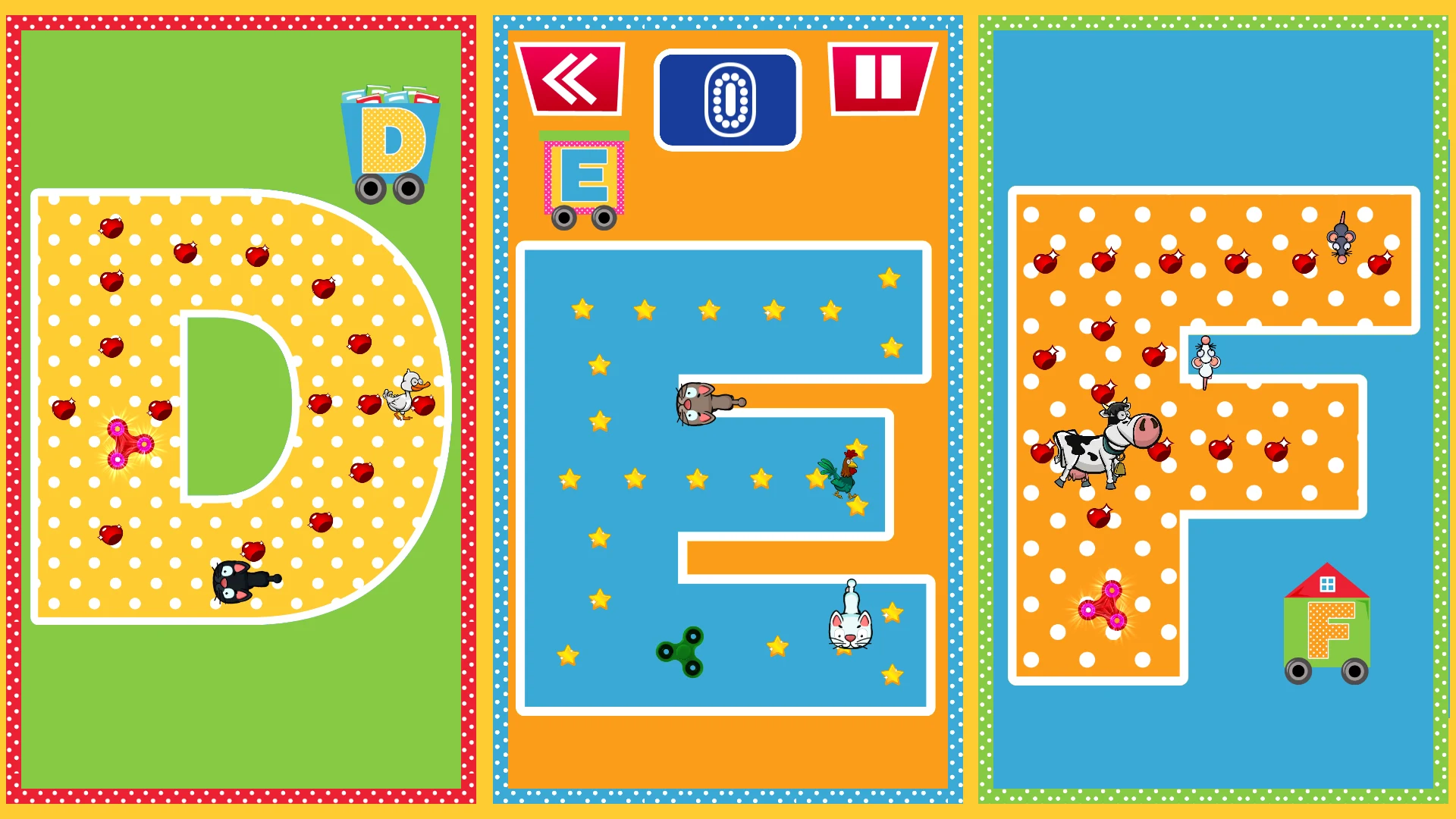 Spinner Kids Letters & Numbers screenshot