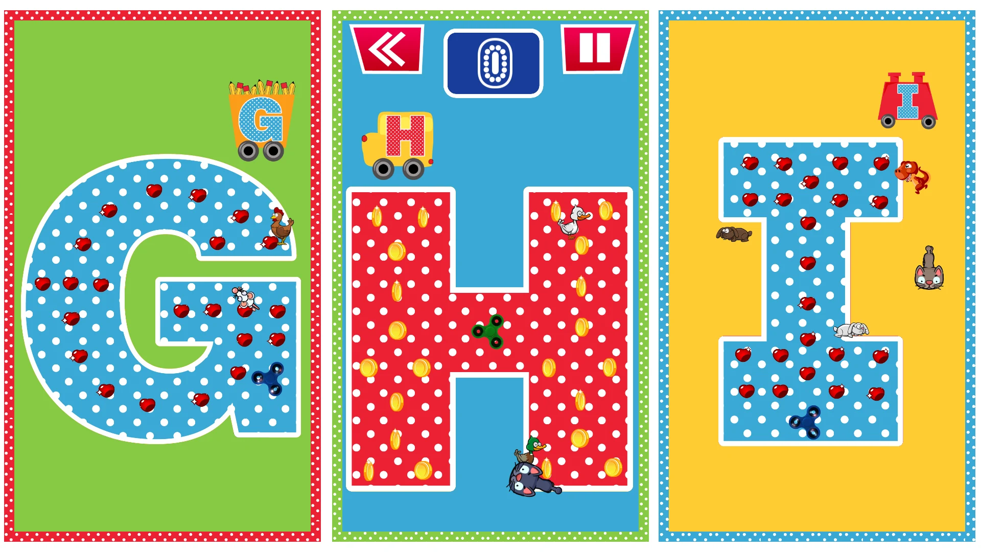 Spinner Kids Letters & Numbers screenshot