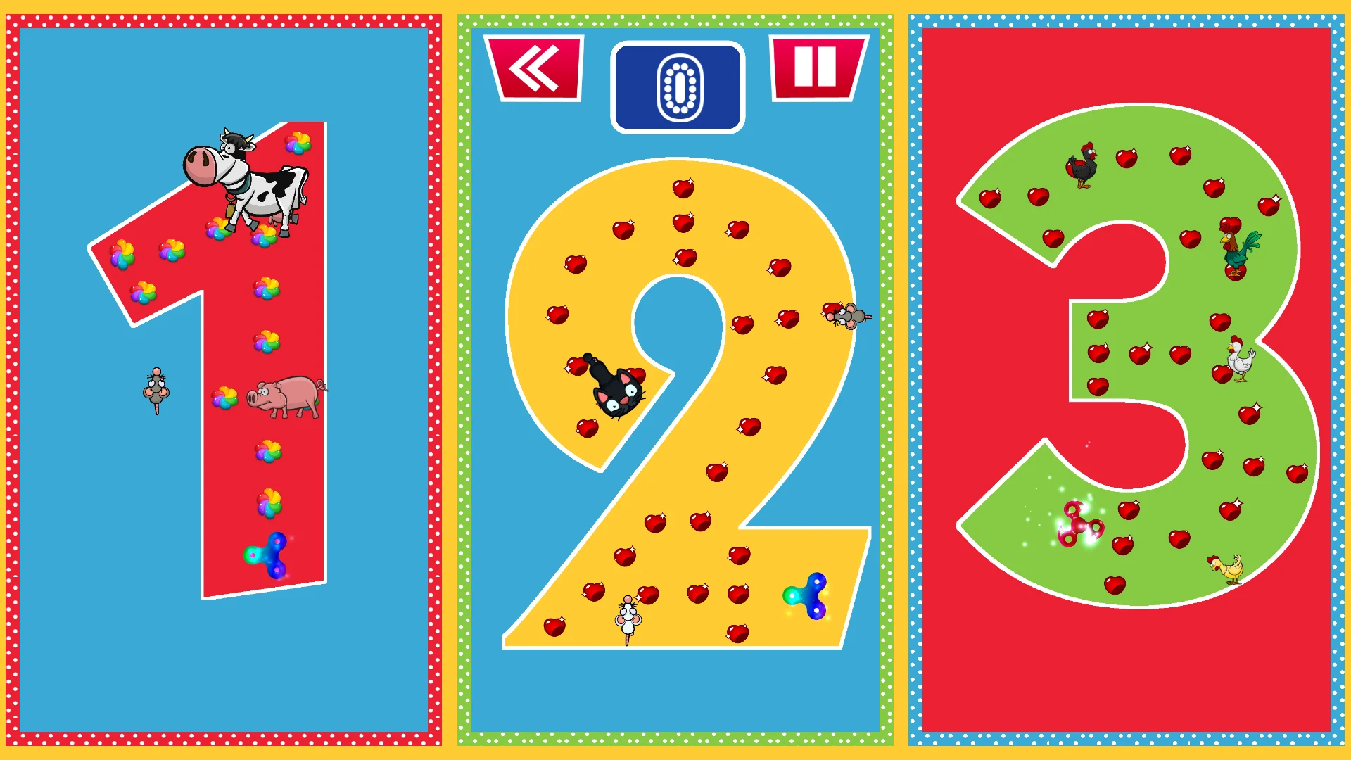 Spinner Kids Letters & Numbers screenshot